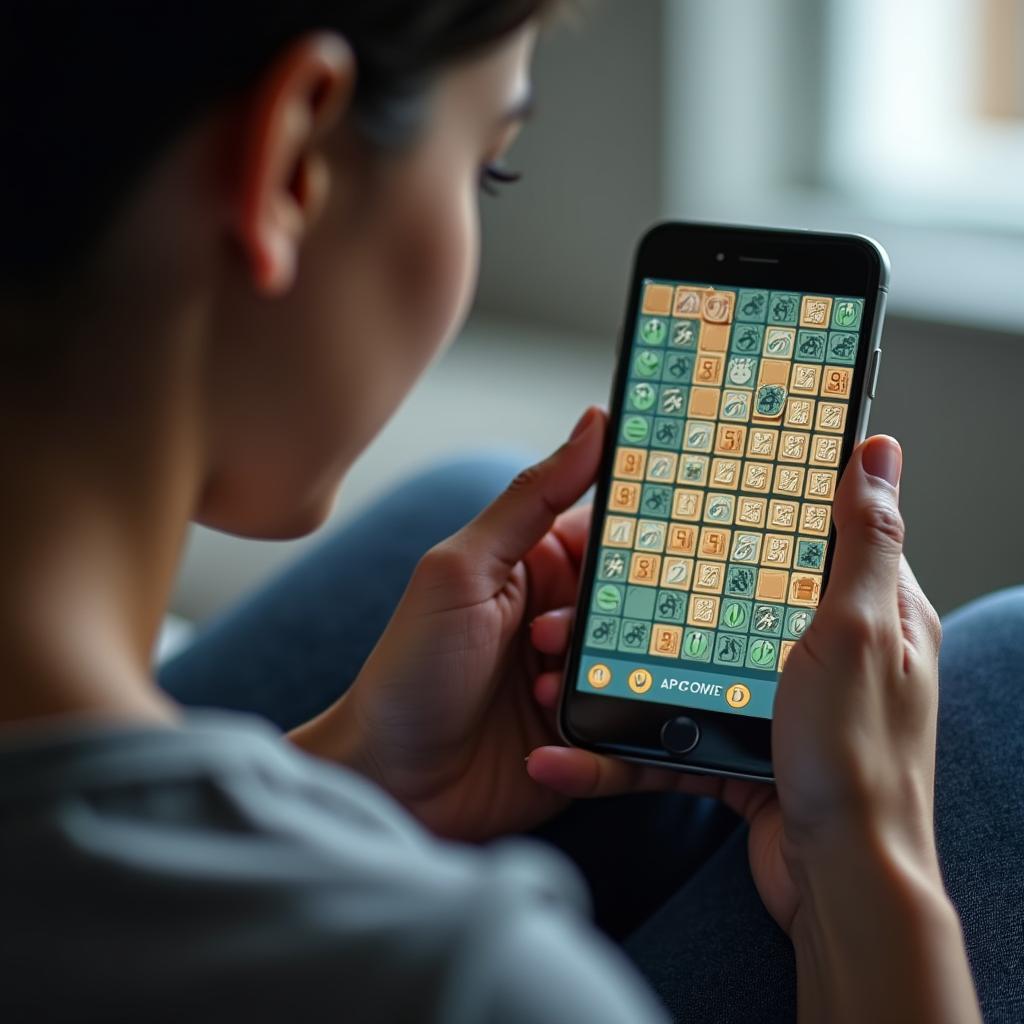 Chơi 2048 game vui trên điện thoại