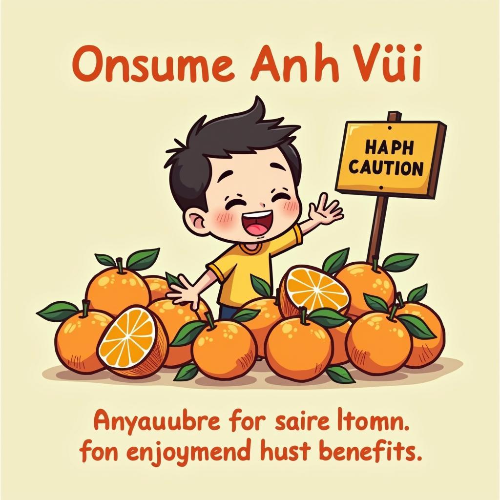 Anh Vui Nghiệm Cam: Lưu ý khi ăn