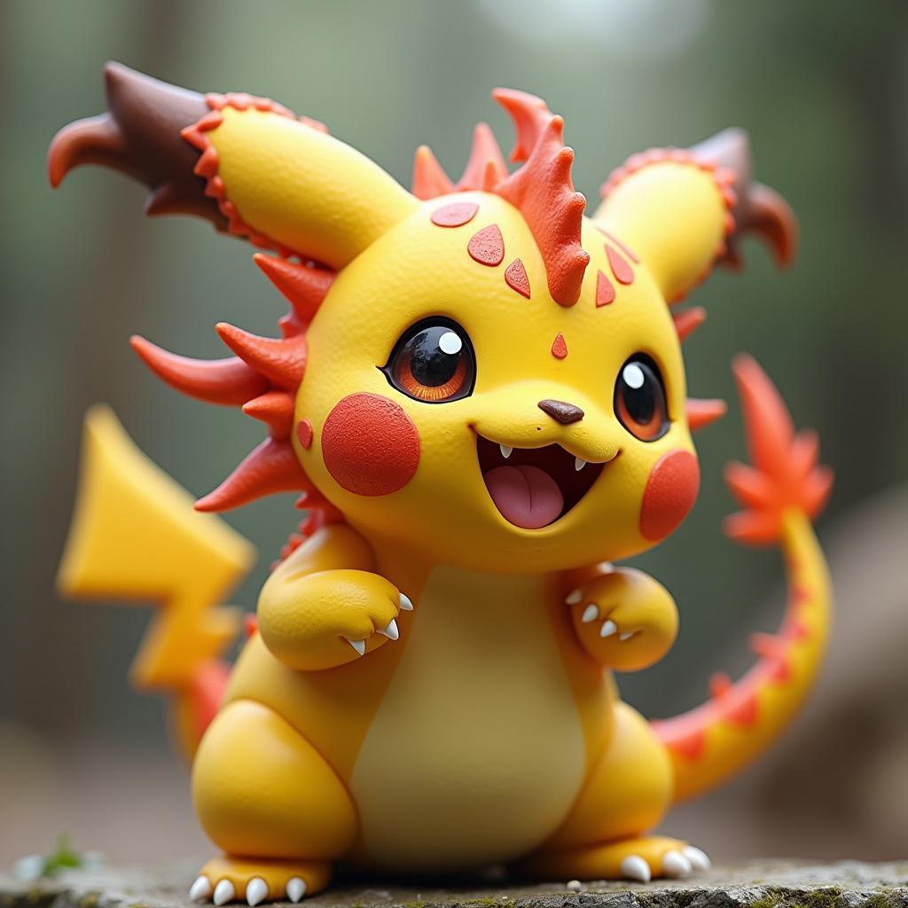 Avatar vui rồng pikachu tạo hình độc đáo