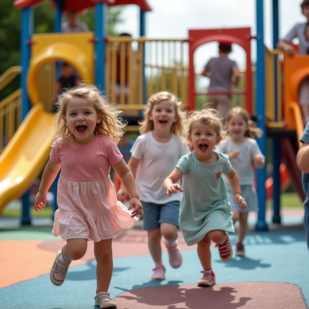 Children playing together