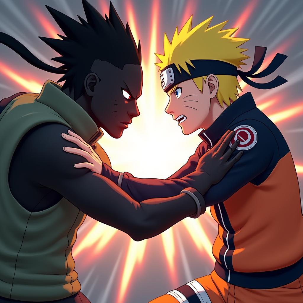 Trận chiến kịch tính trong Black vs Naruto 2.6