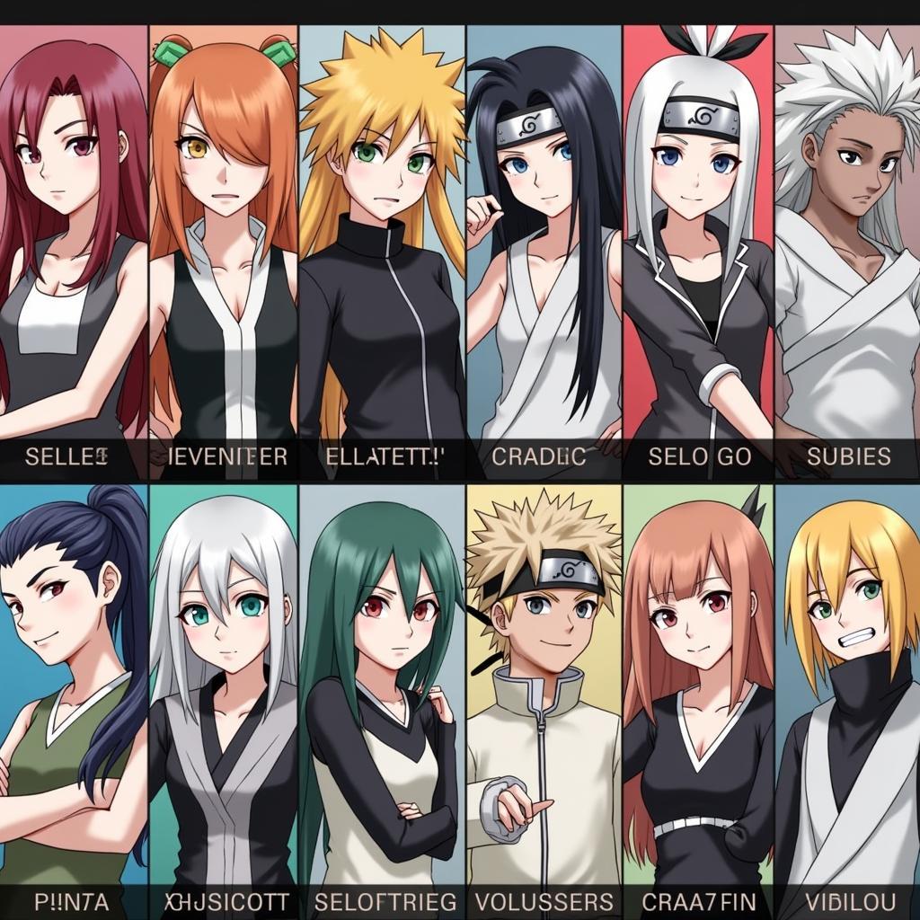 Bleach vs Naruto 2 Vui Game nhân vật