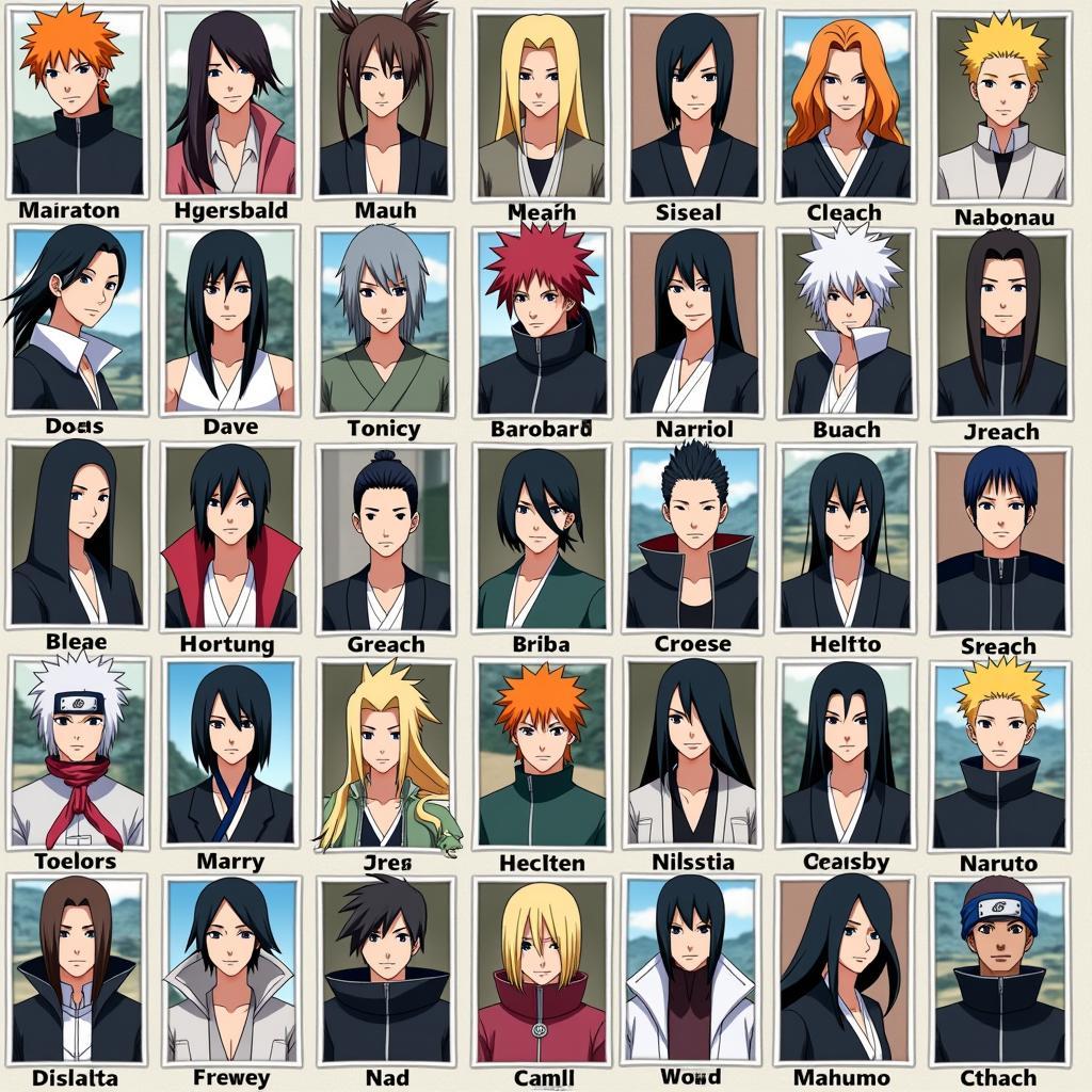 Bleach vs Naruto Nhân Vật