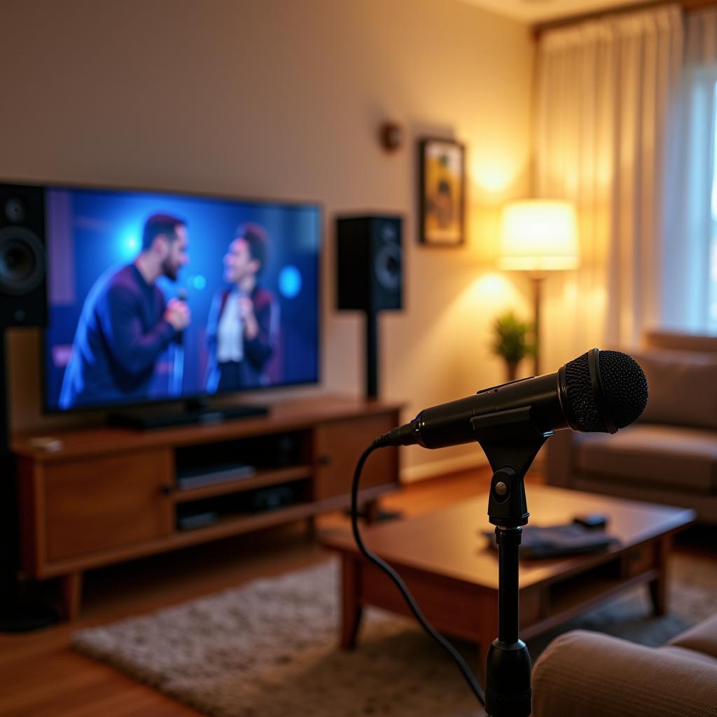 Bộ karaoke gia đình hiện đại