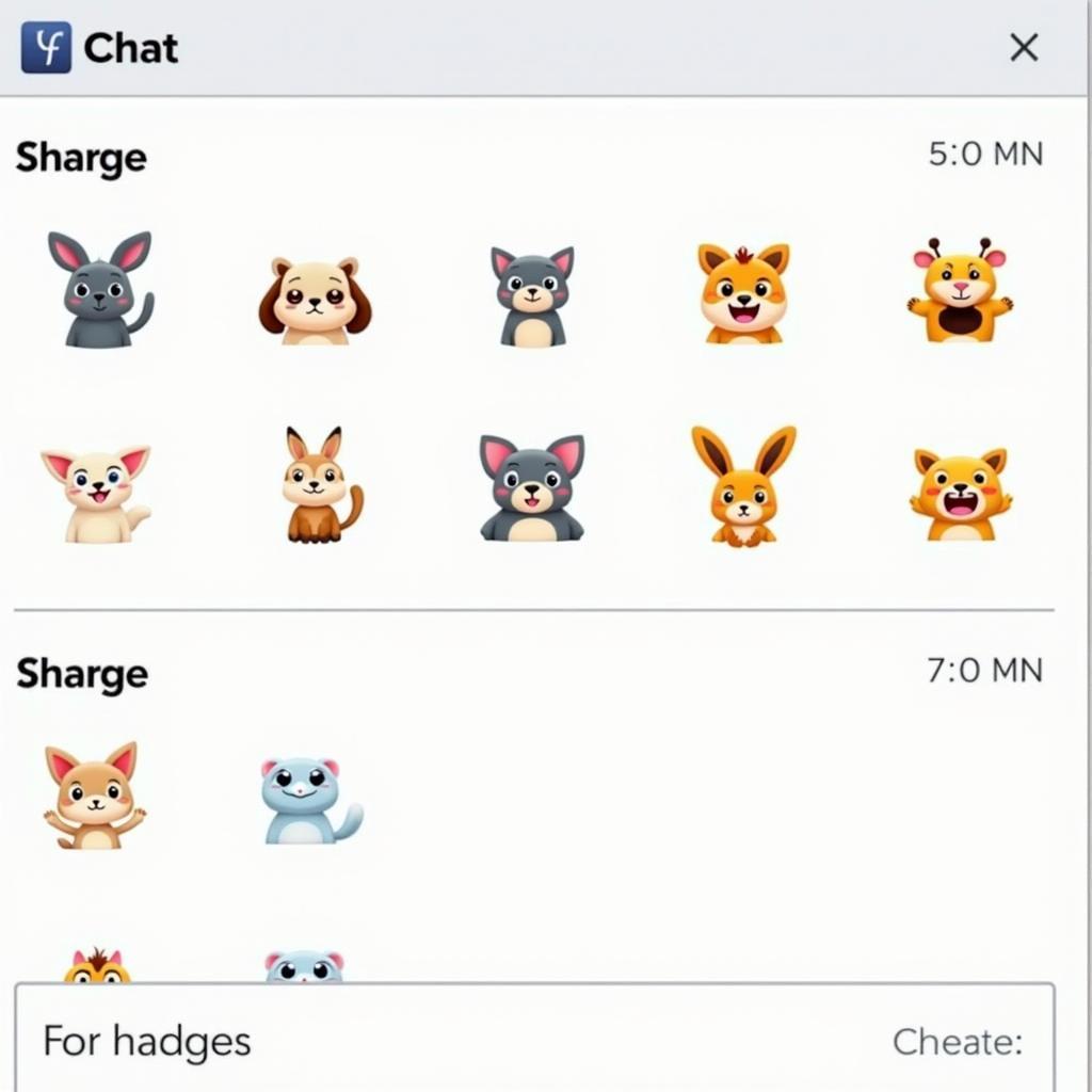 Bộ sưu tập sticker ngộ nghĩnh trên Facebook