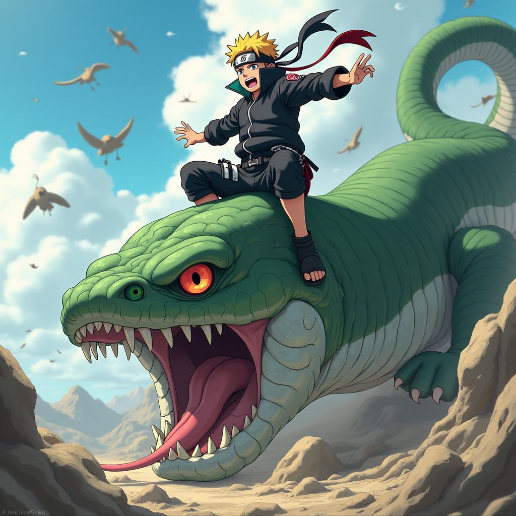 Boruto Sử Dụng Sức Mạnh Garaga