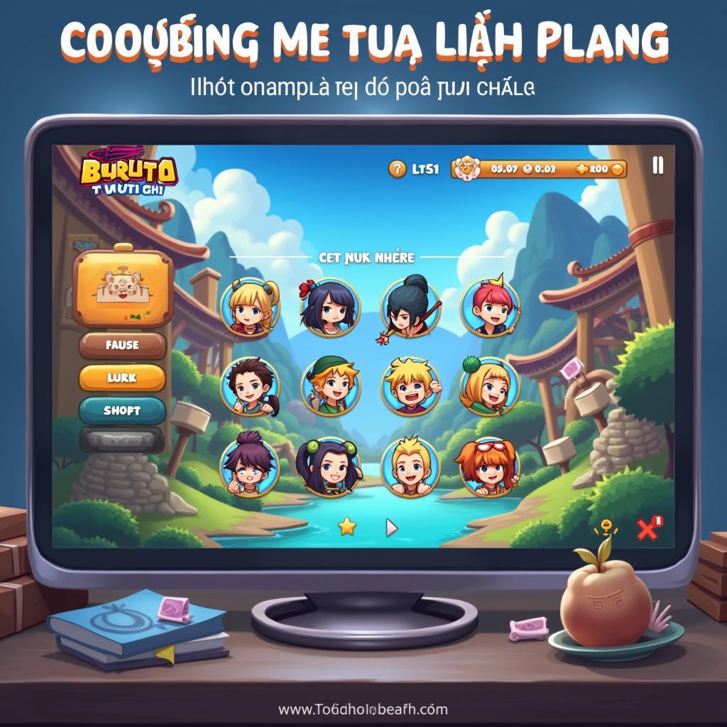 Giao diện game Buruto T Vui Ghẻ