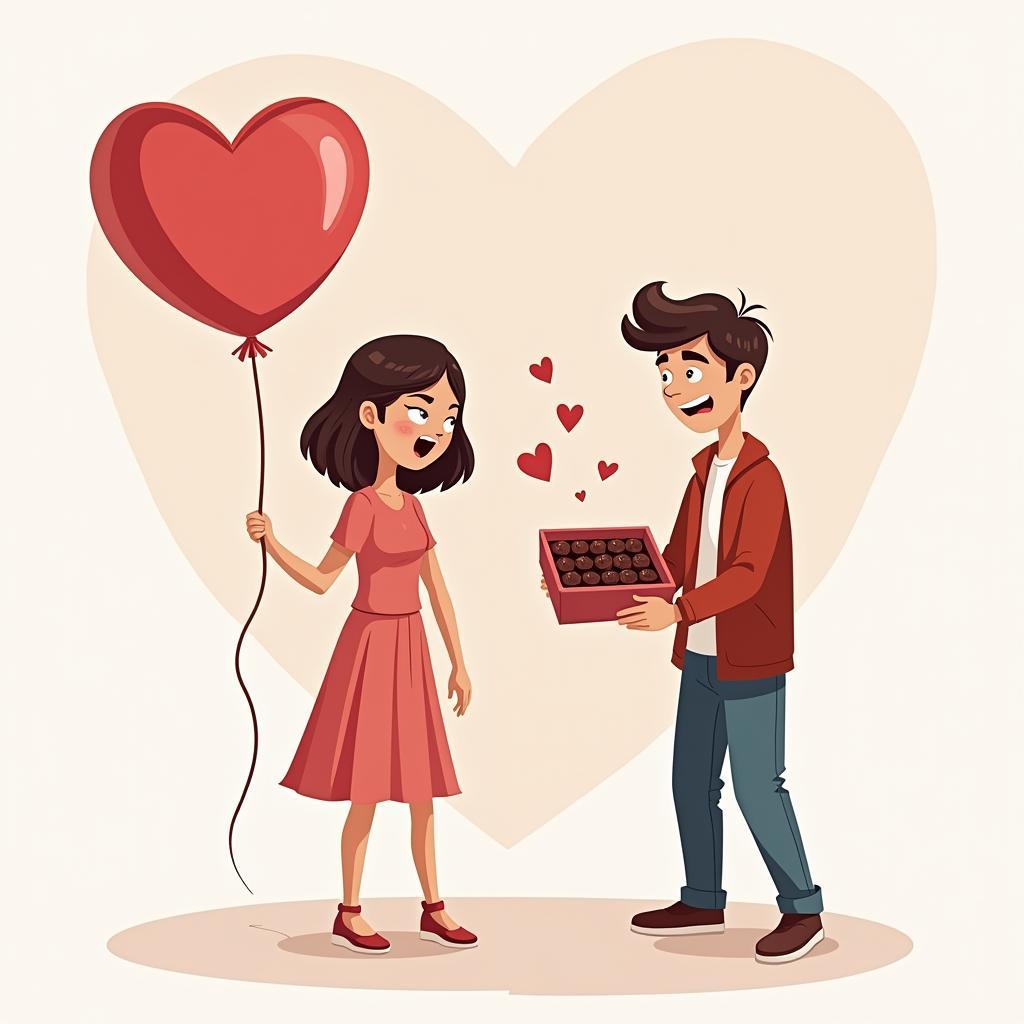 Cặp đôi Valentine hài hước