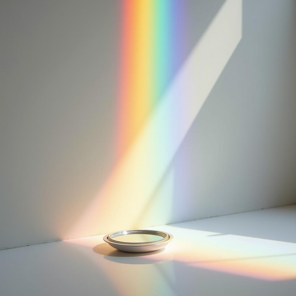 Rainbow from Water Dish