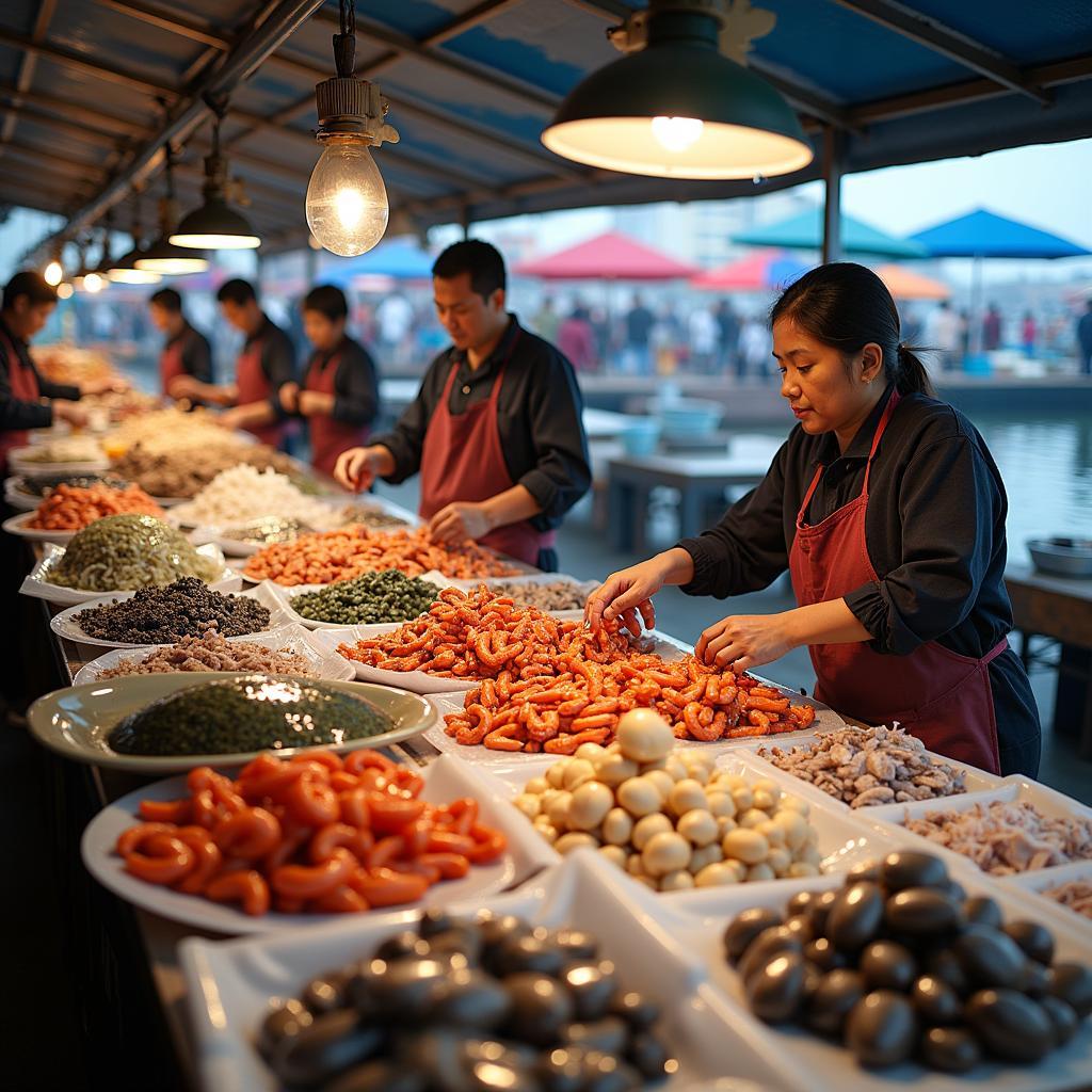 Chợ hải sản Long Hải