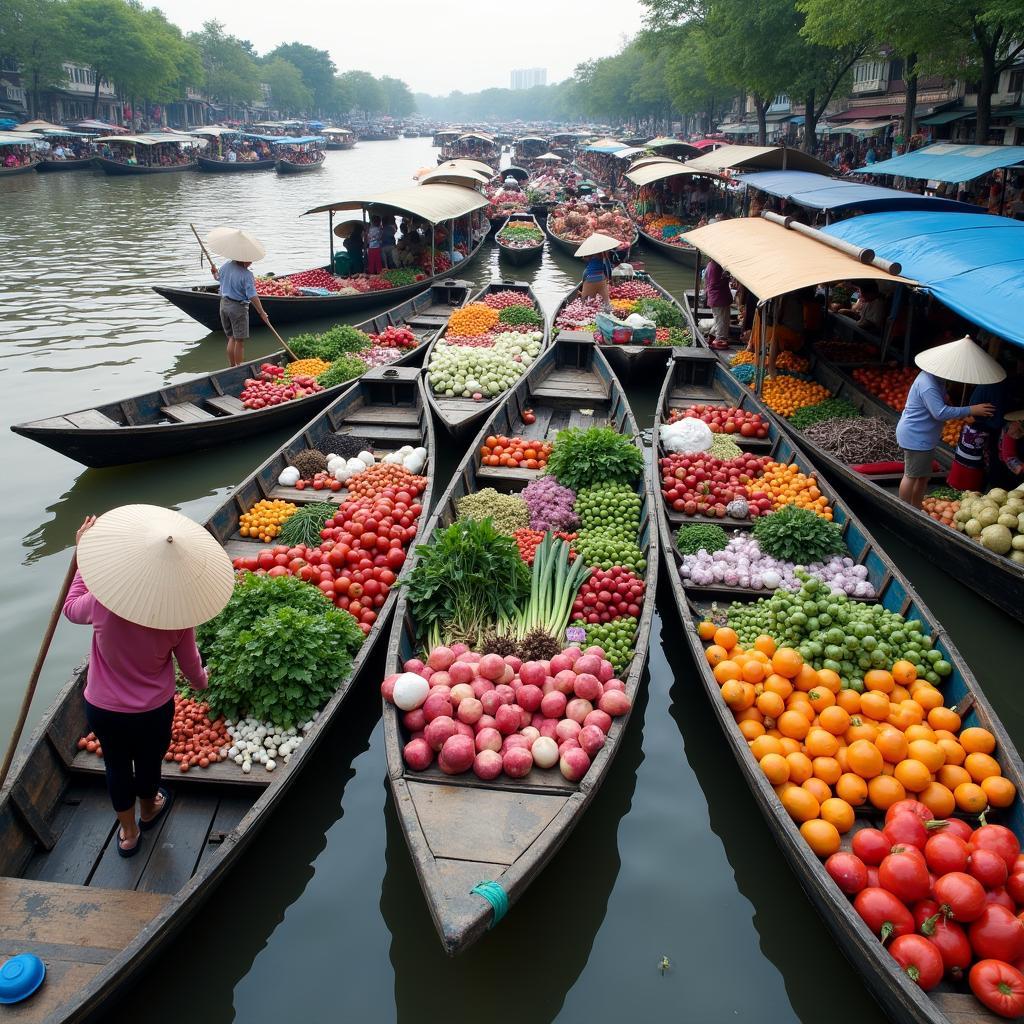 Chợ nổi Cà Mau - Nét văn hóa độc đáo