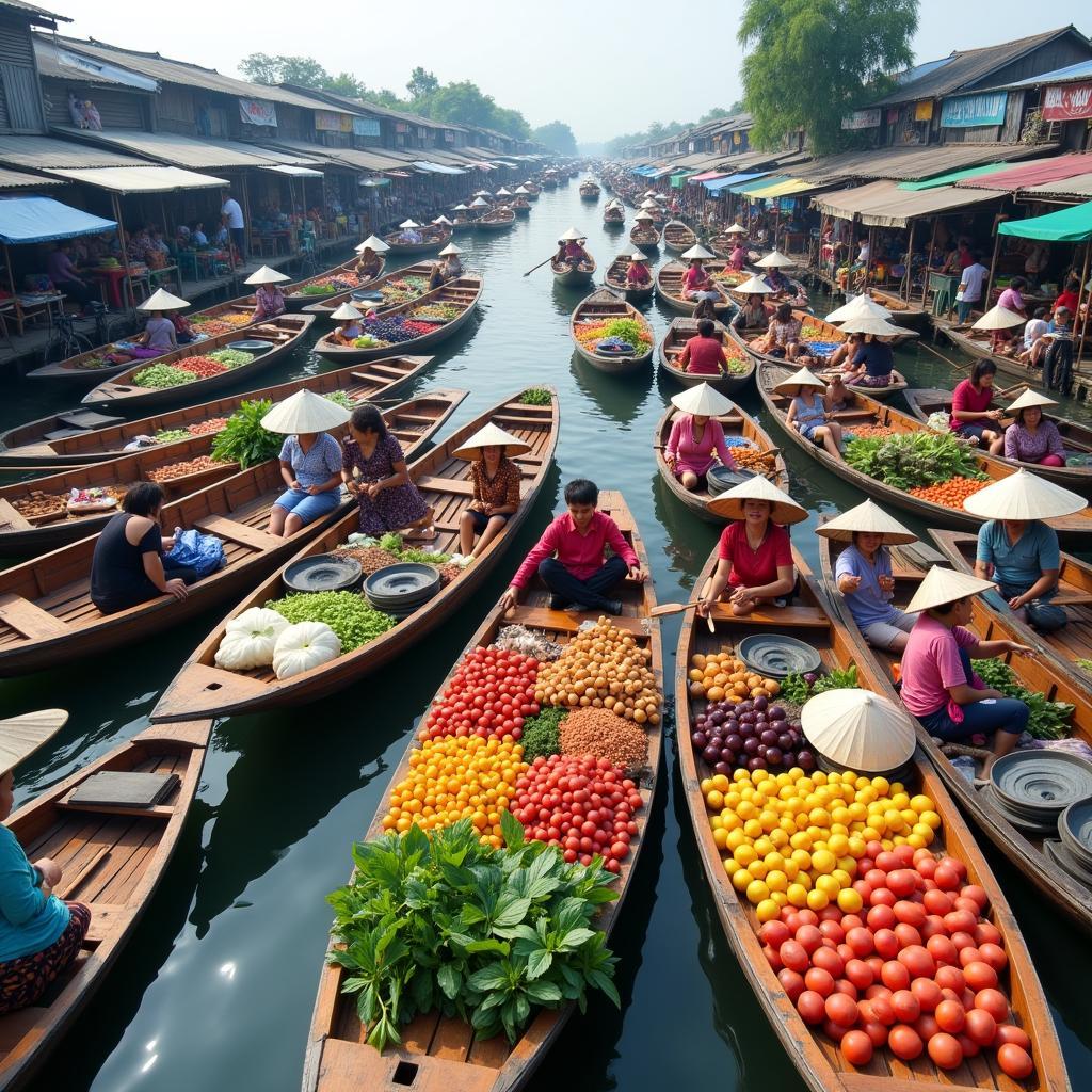 Chợ Nổi Long Xuyên