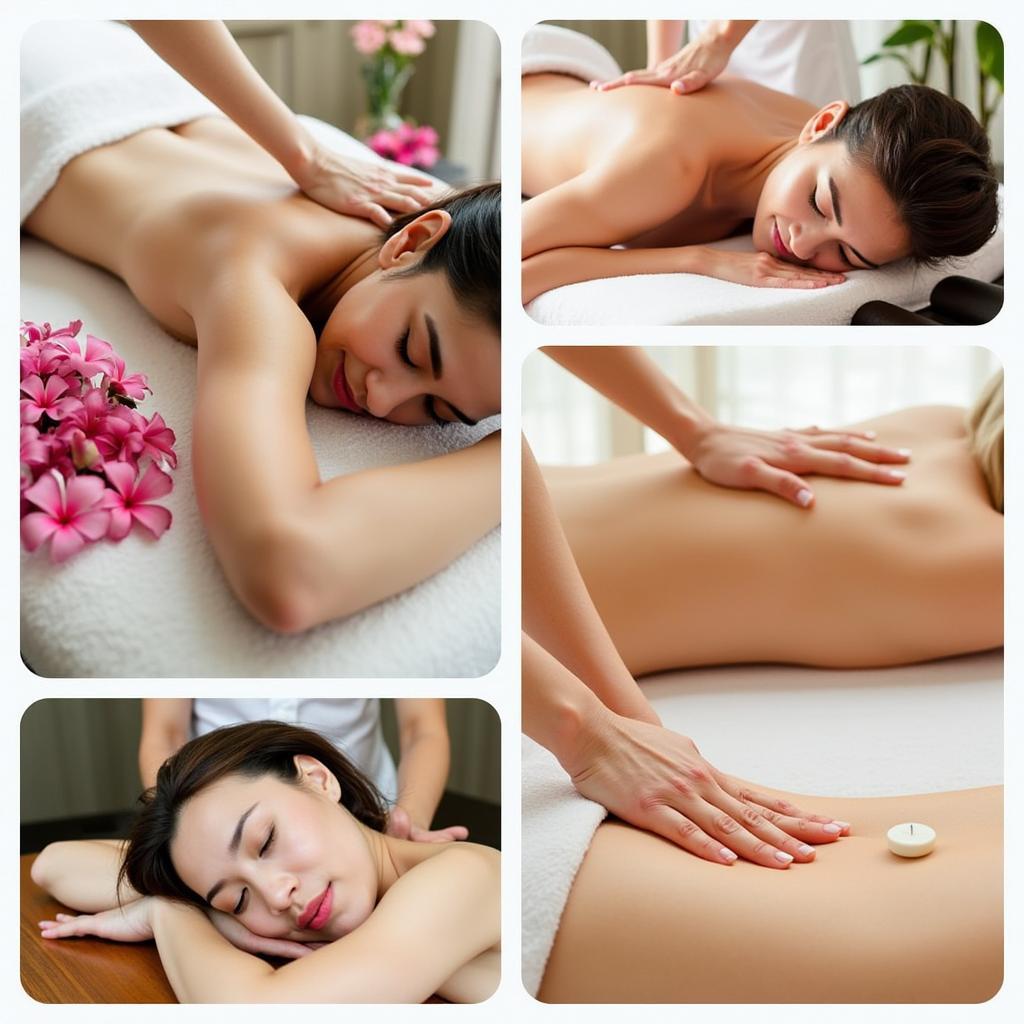 Các dịch vụ massage vui vẻ