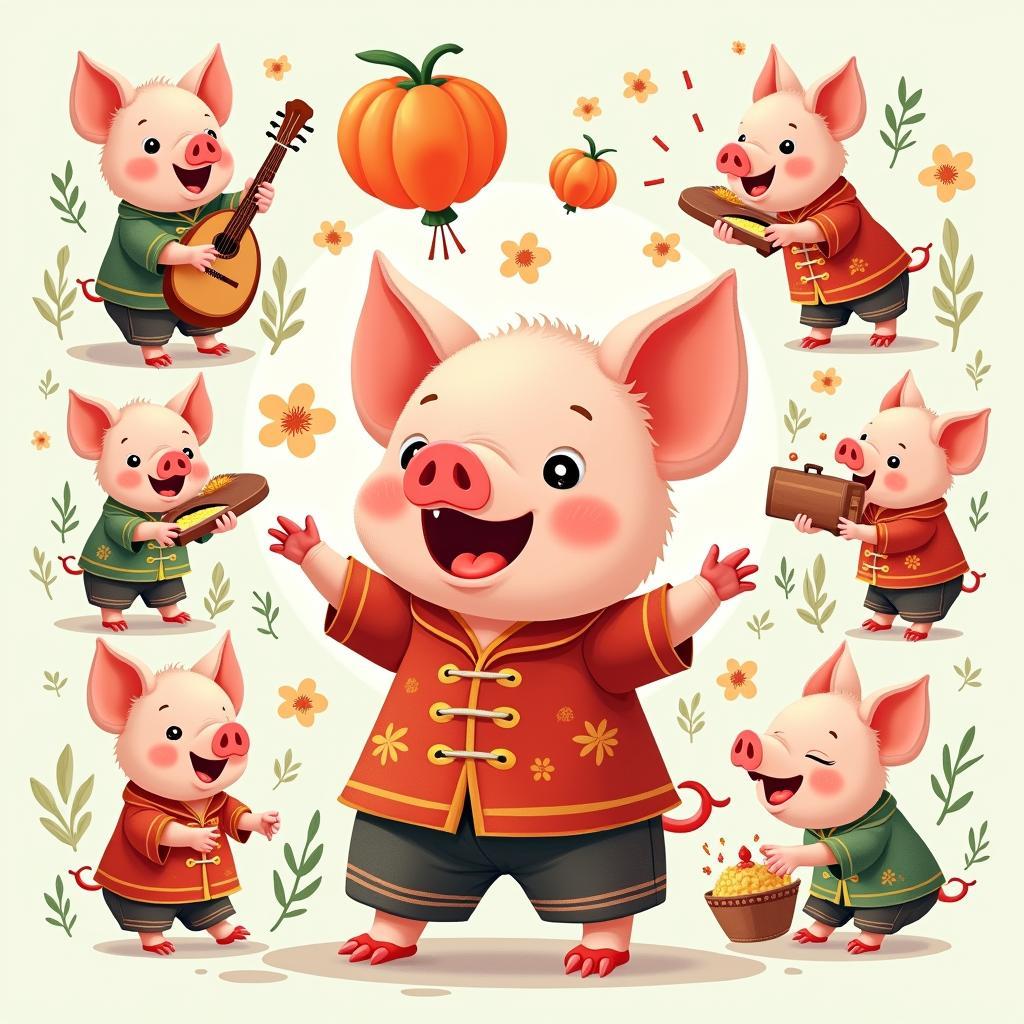 Vietnamese folklore pig riddles