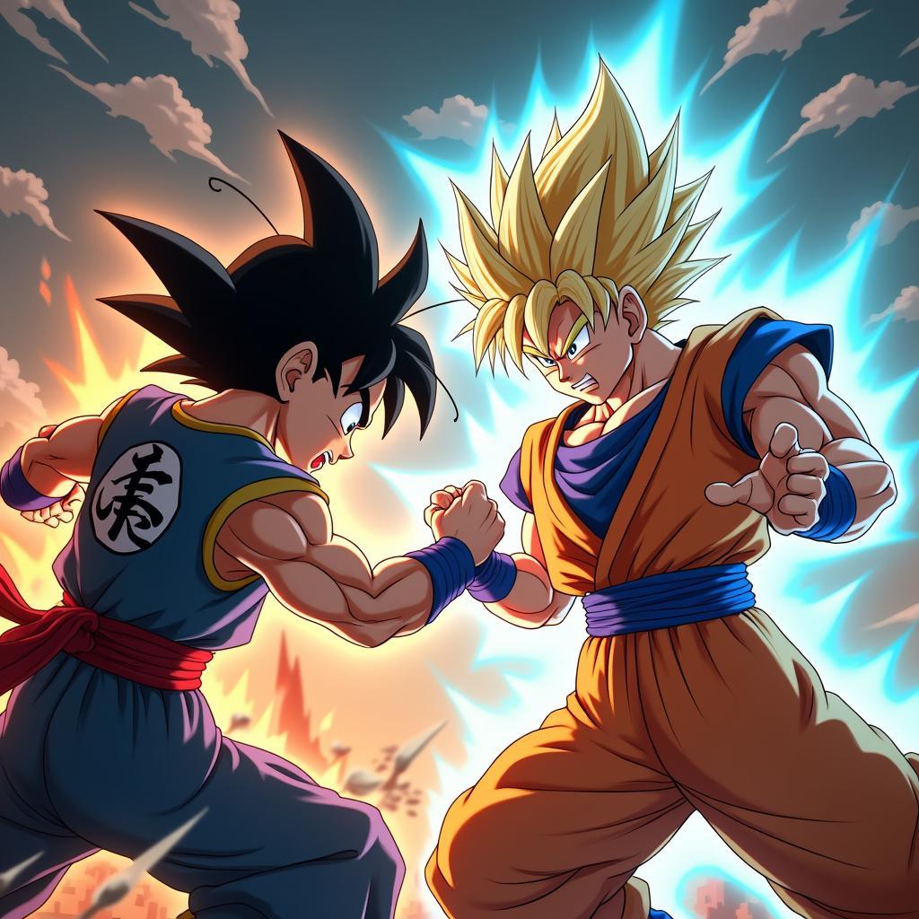 Trận chiến kịch tính trong Dragon Ball 3.0 Game Vui