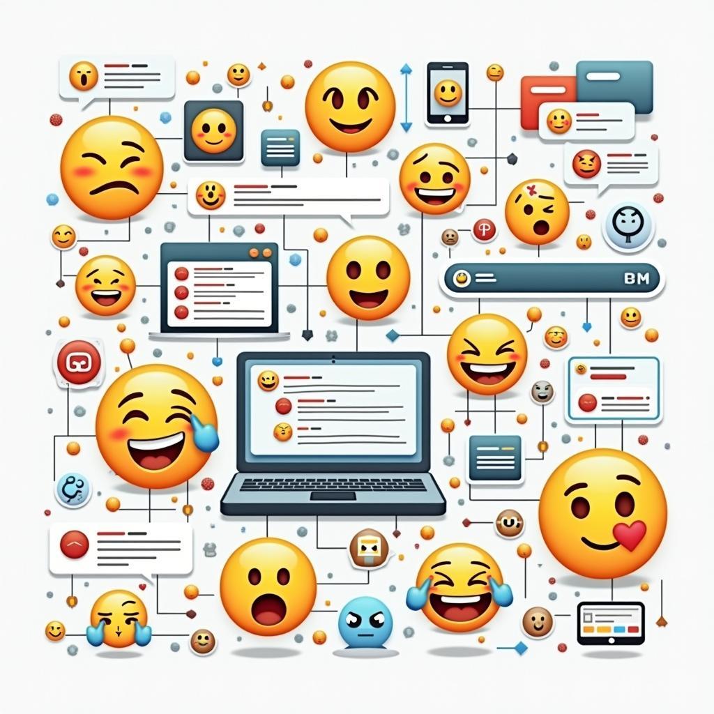 Emoji vui trong cuộc sống số