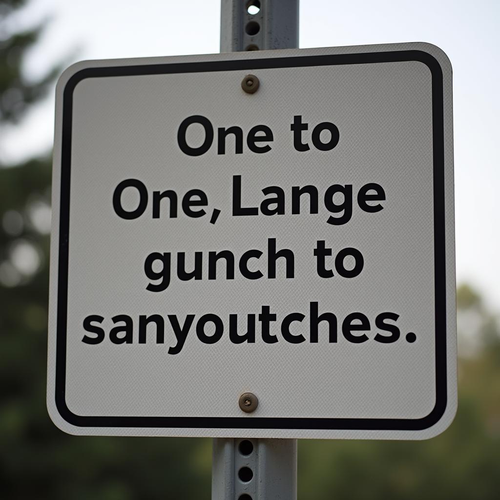 Humorous Street Sign