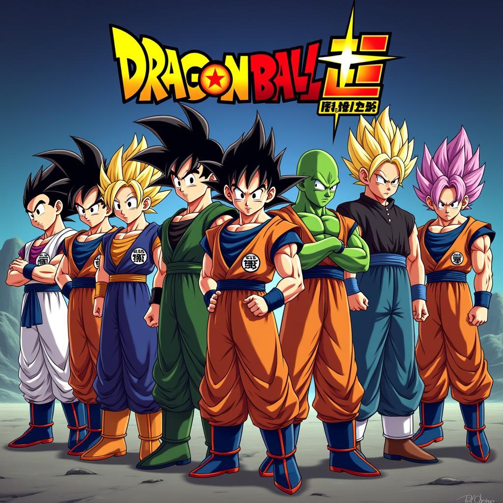 Game vui Goku 5 nhân vật