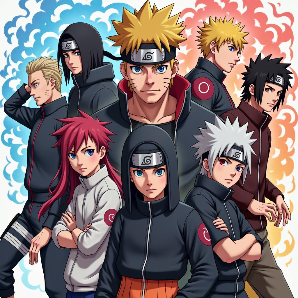 Hệ thống nhân vật Black vs Naruto 3.1