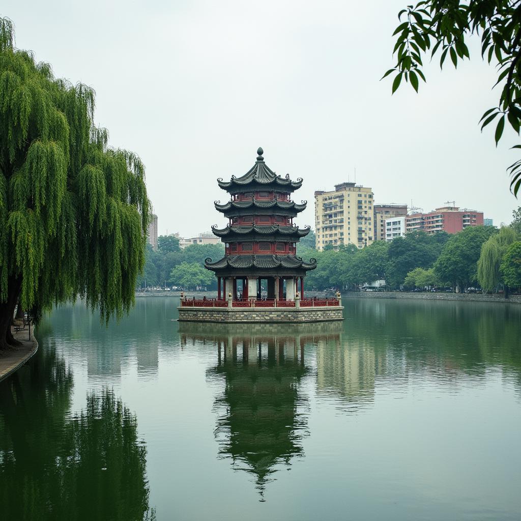 Hoàn Kiếm Lake in Hanoi