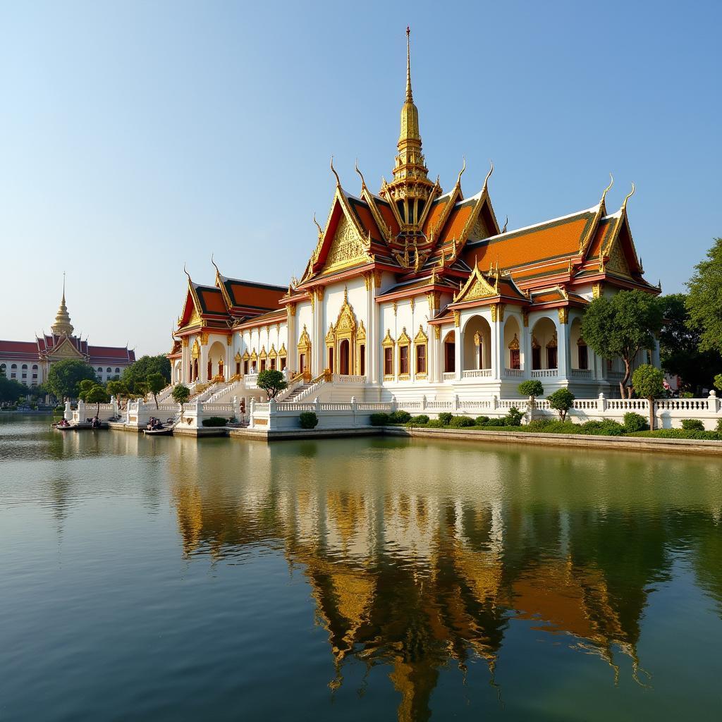 Hoàng Cung Campuchia nguy nga tráng lệ