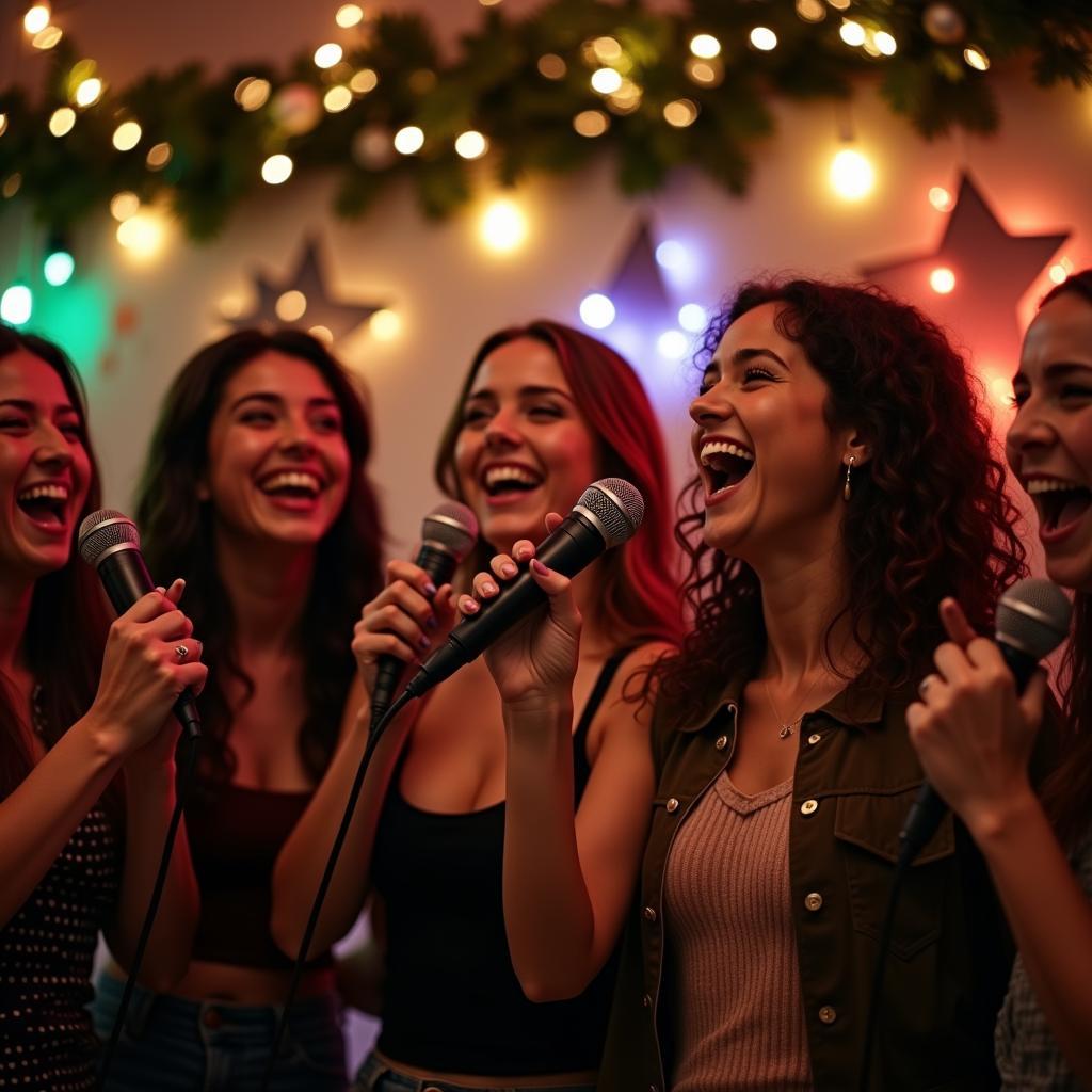 Karaoke Giáng Sinh vui vẻ