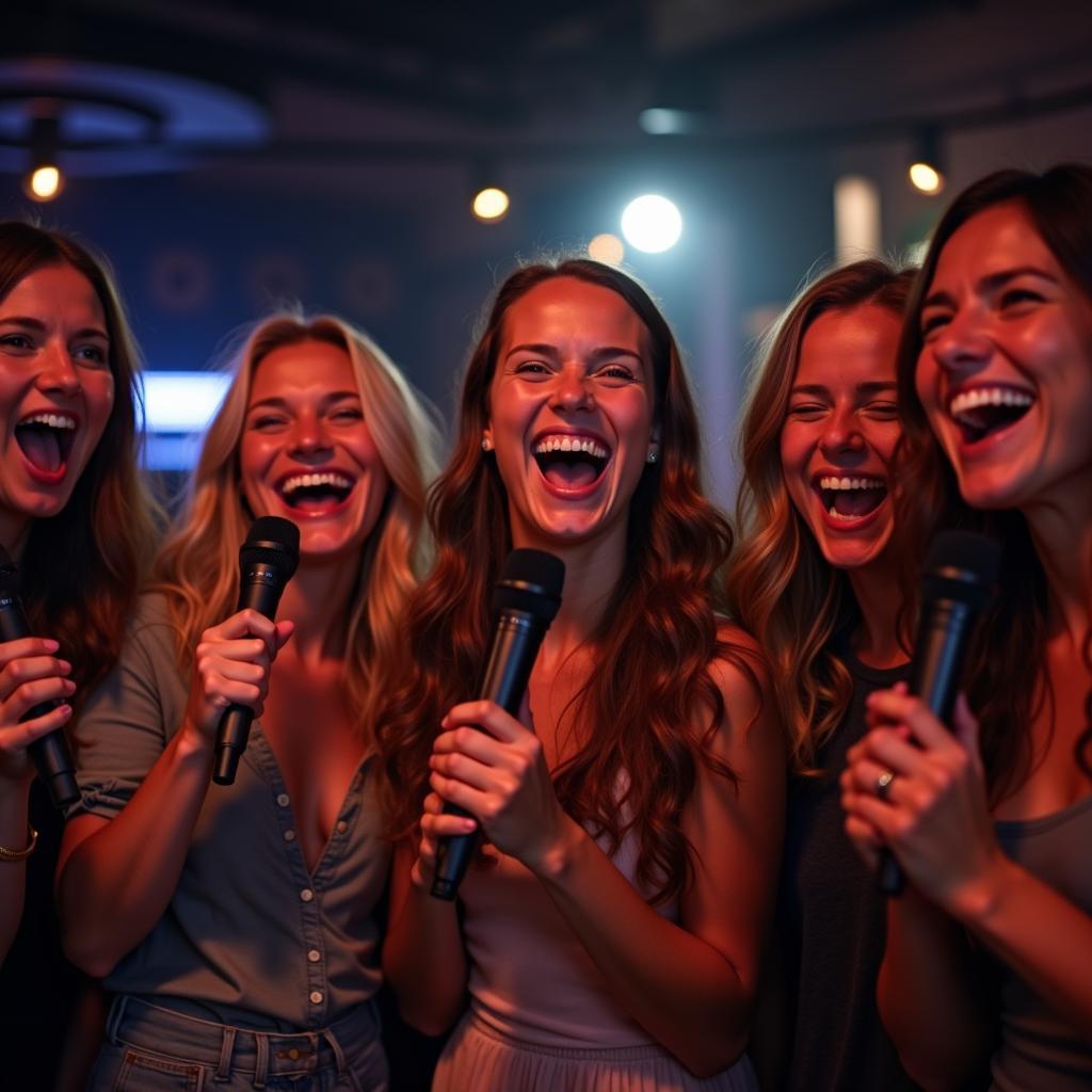 Karaoke vui nhộn bên bạn bè