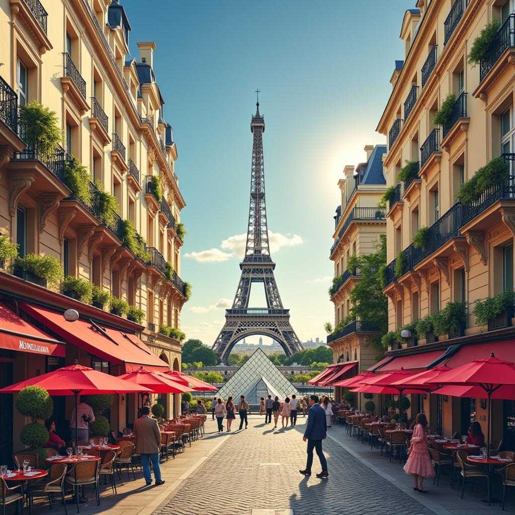 Những khung cảnh lãng mạn của Paris trong phim