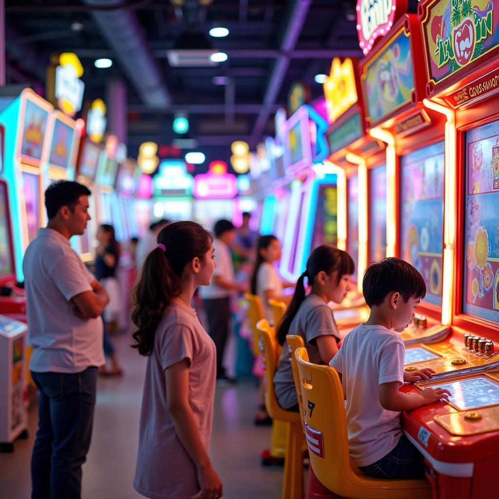 Khu vui chơi Lotte Mart Quận 11 - Không gian chơi game