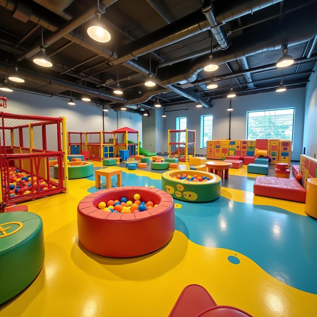 Indoor play area for kids in Binh Chanh