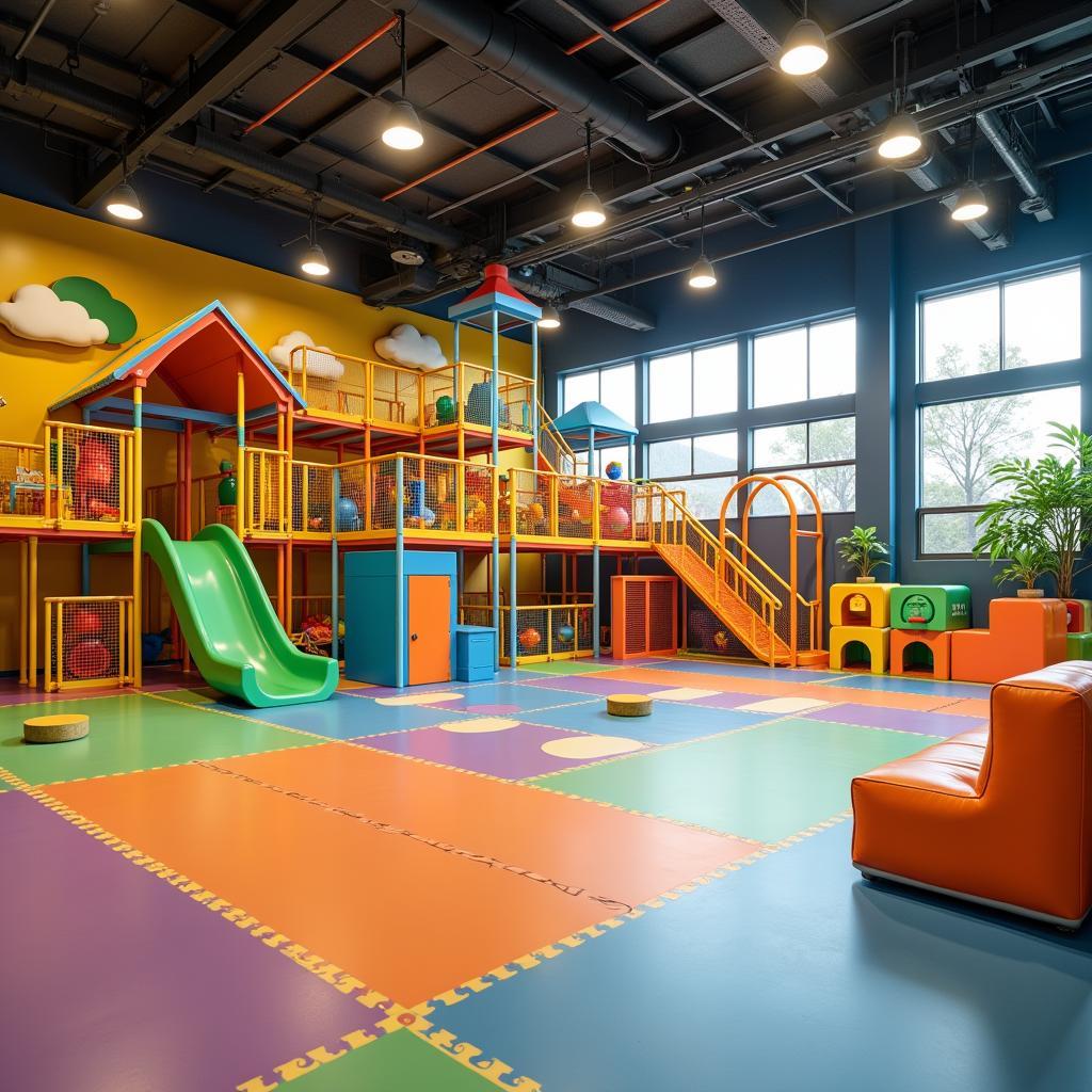 Indoor play area for children in Go Vap