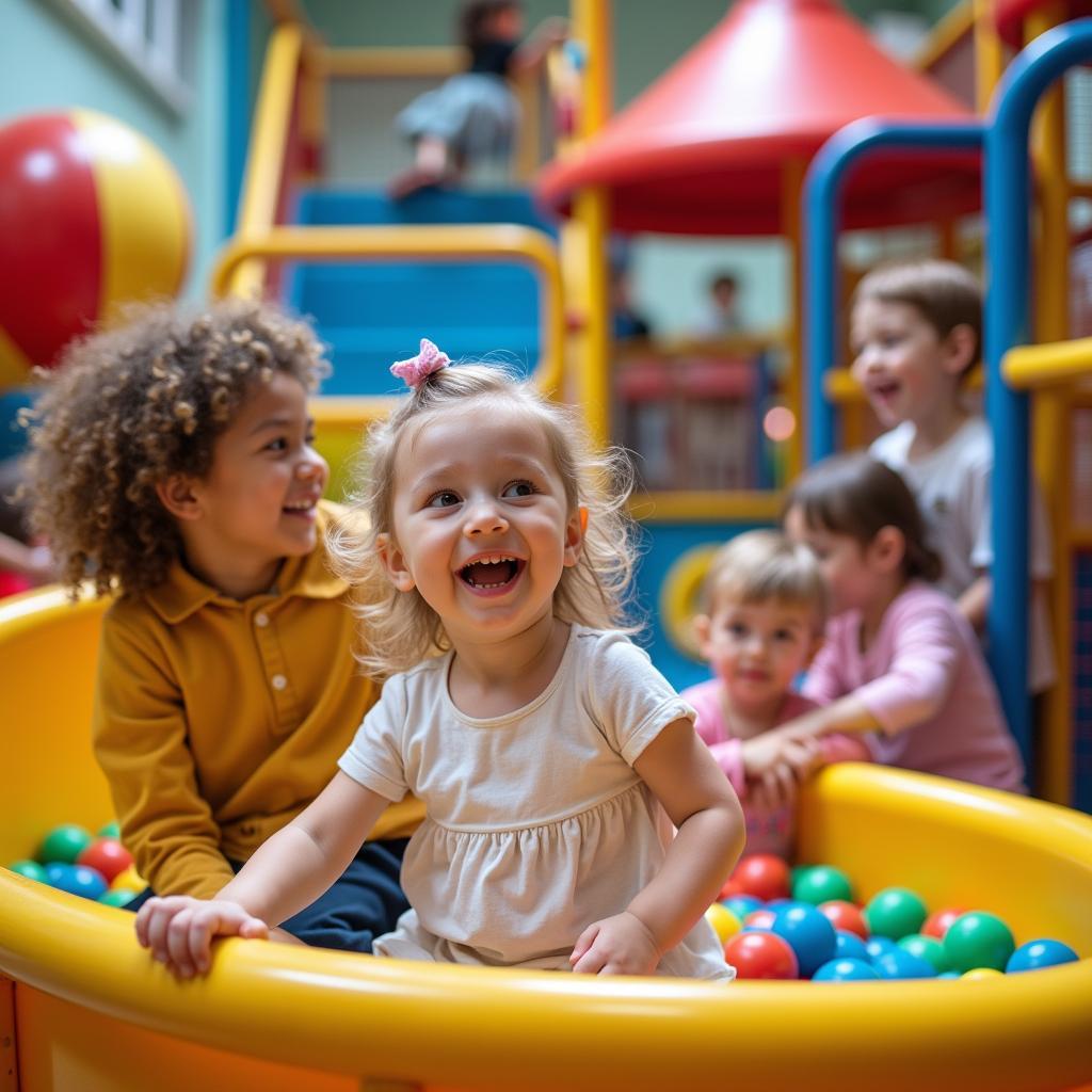 Modern indoor playground in Hanoi