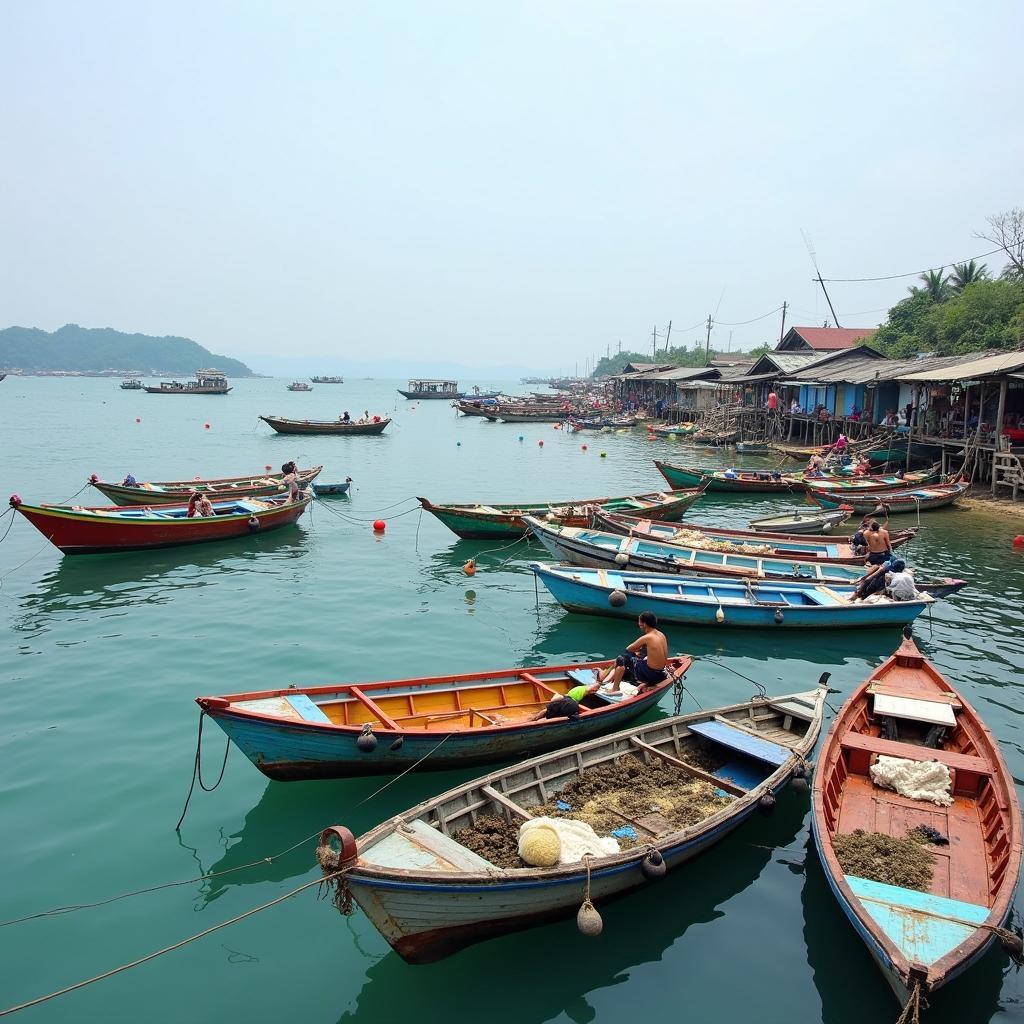 Làng chài Hòn Lớn