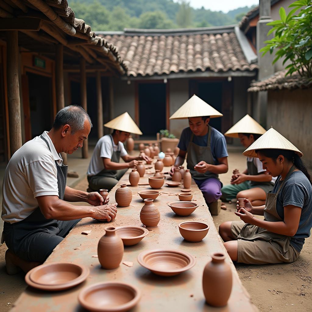 Làng gốm sứ Bàu Trắng Bình Dương