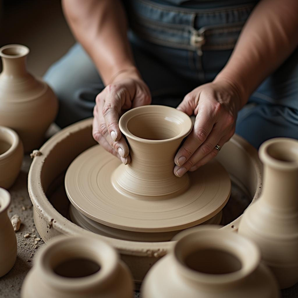 Tan Van pottery village