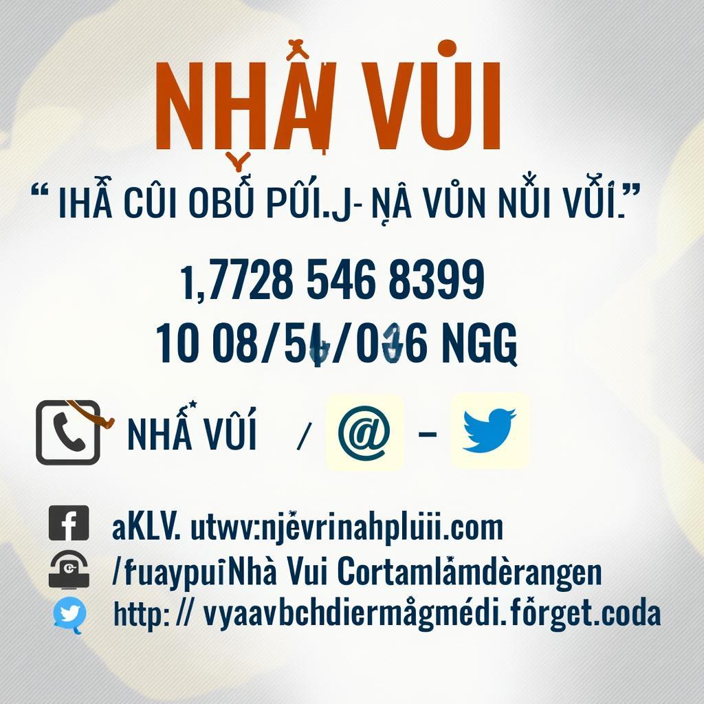 Liên hệ Nhà Vui