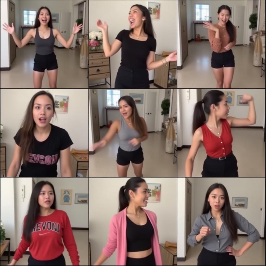 Video TikTok về trend "Lk một ngày không có em ngay vui quá mau"