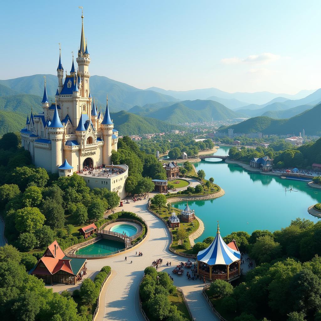 Khám phá vẻ đẹp của Magic Island tại Lotte World