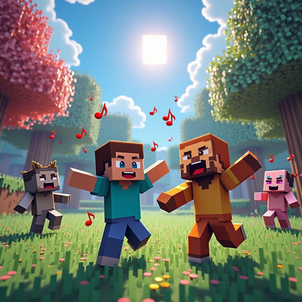 Hình ảnh vui nhộn về Minecraft