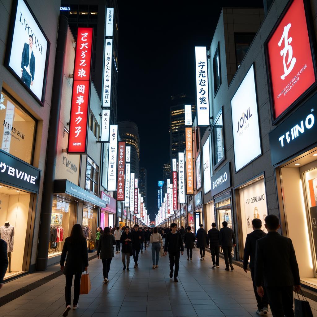 Mua sắm tại Ginza Tokyo