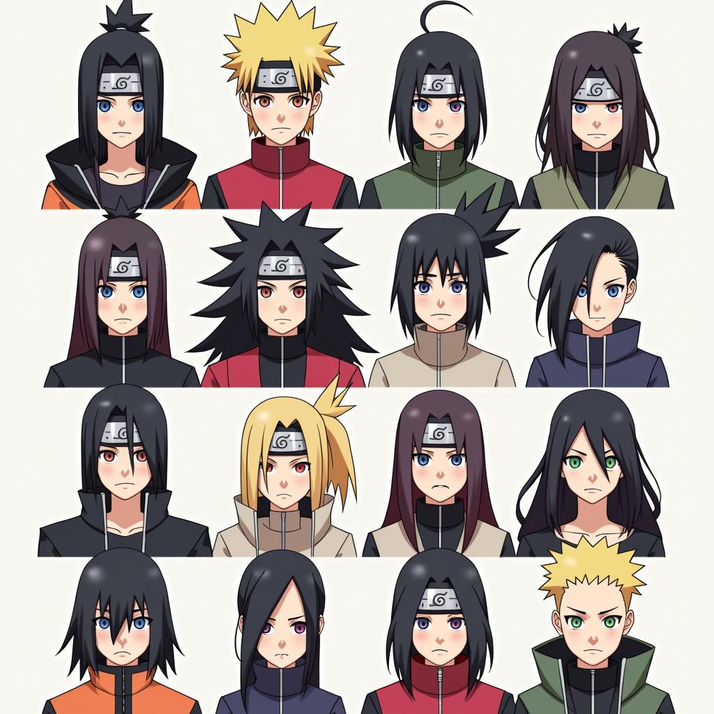 Naruto 2.4 Vui Game Characters