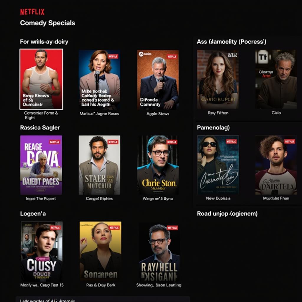 Netflix Comedy Selection