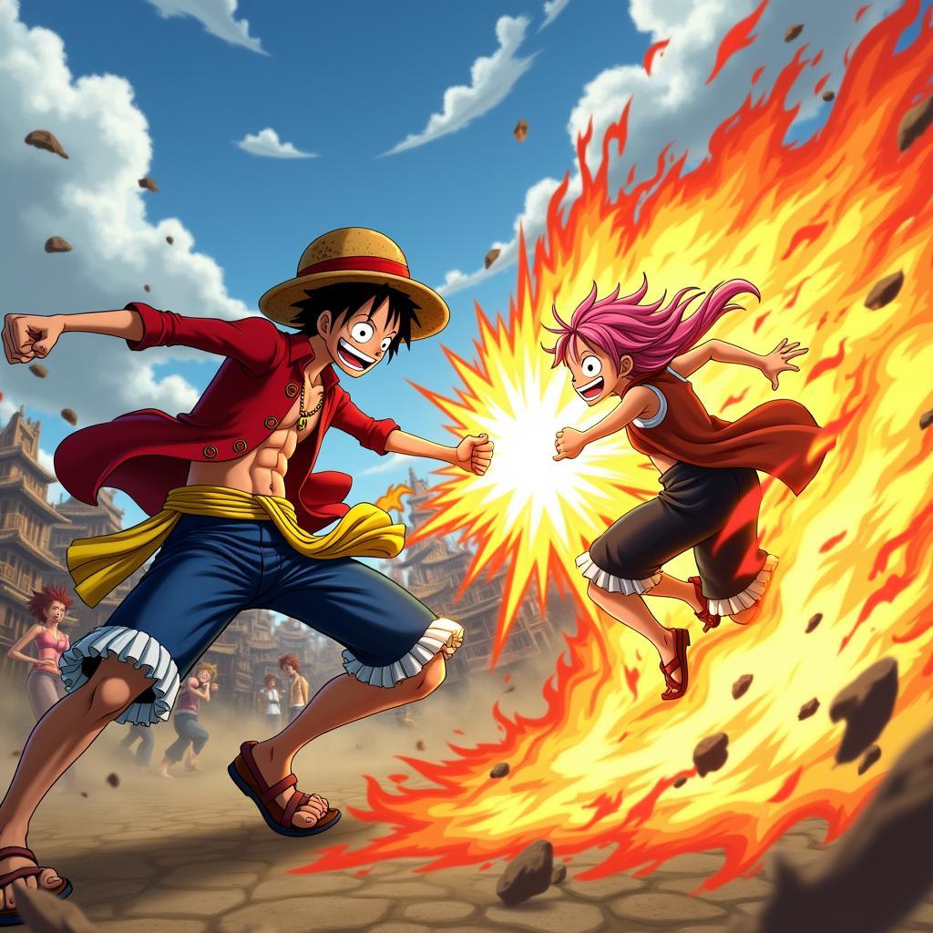 One Piece vs Fairy Tail: Đối đầu kỷ thú