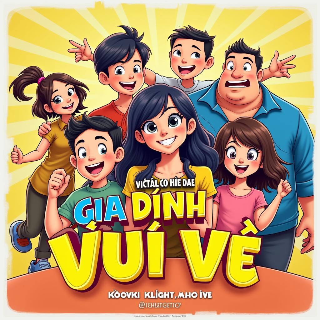 Poster phim Gia Đình Vui Vẻ