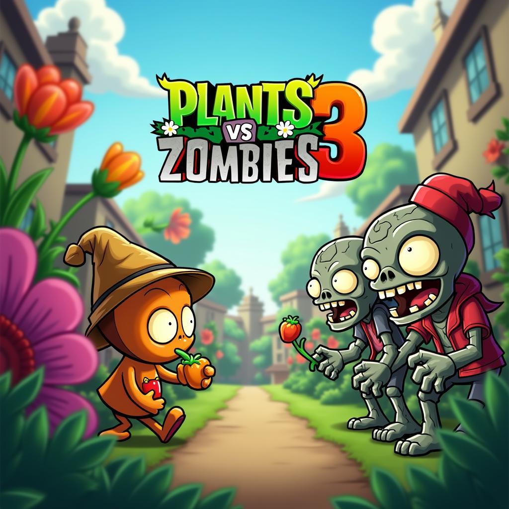 Giao diện game Plants vs Zombies 3