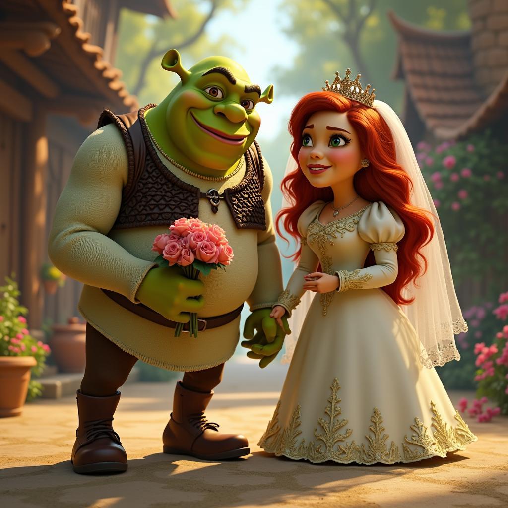 Shrek and Fiona's wedding