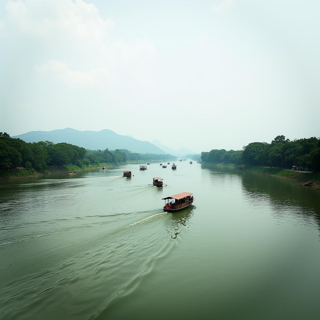 Toàn cảnh sông Hương Huế