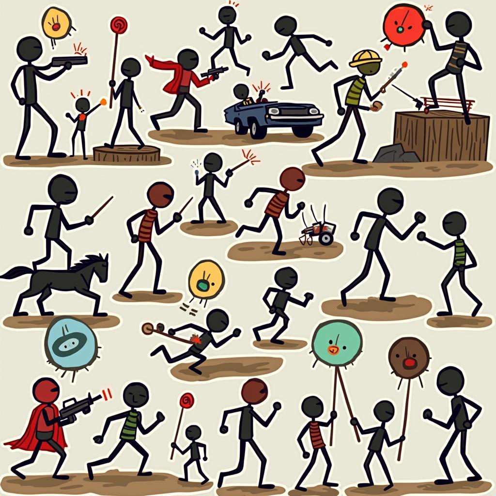 Lối chơi Stickman game