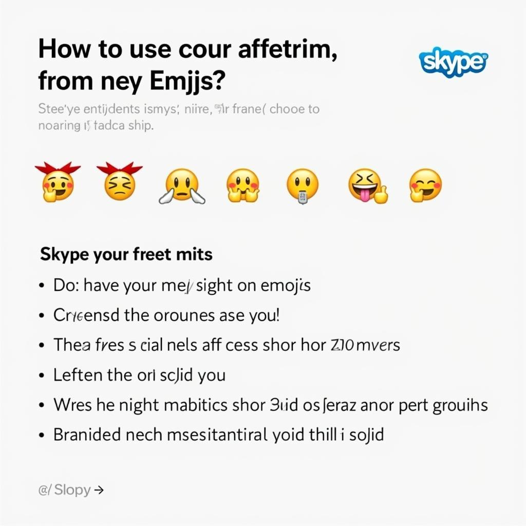 Cách sử dụng biểu tượng vui nhộn hiệu quả trên Skype