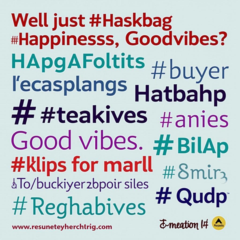 Sử dụng hashtag phù hợp